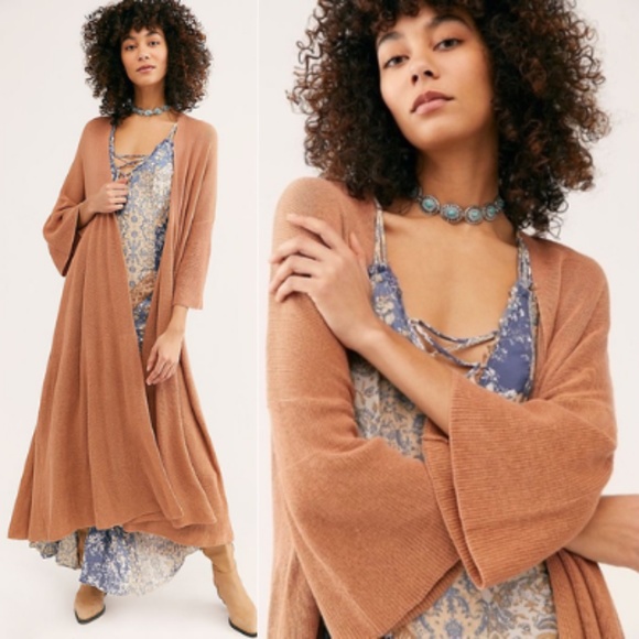 Free People Sweaters - NWT Free People Making Waves Cardigan Sahara Combo